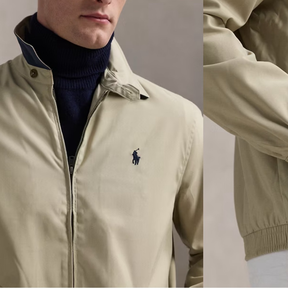 Polo Ralph Lauren Tan Bi-Swing Windbreaker - Picture 6 of 13